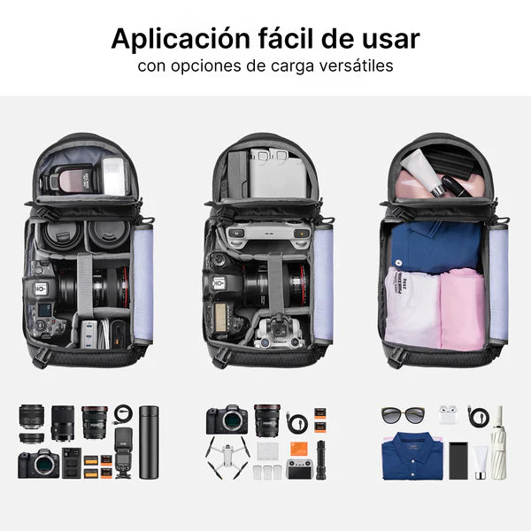 Mochila de Hombro K&F Concept Sling 10L 2 en 1 Impermeable