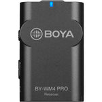 Kit Dual Lavalier Inalámbrico Boya BY-WM4 PRO-K2