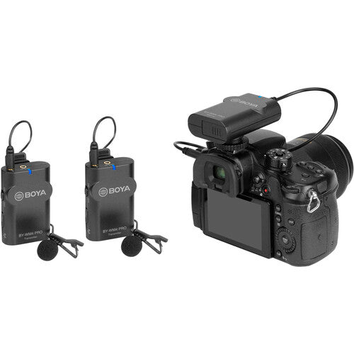 Kit Dual Lavalier Inalámbrico Boya BY-WM4 PRO-K2