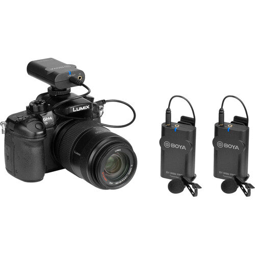 Kit Dual Lavalier Inalámbrico Boya BY-WM4 PRO-K2