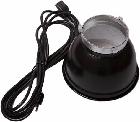 Kit Strobe Weifeng M-300 incluye 1 Monolight 300w, 1 Pedestal y 1 Sombrilla dorado/negro