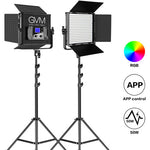 Kit de 2 Lámparas GVM 50RS2L RGB