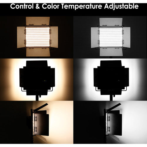 Kit de 2 Lámparas Neewer LED-NL660 LED Bicolor con Pedestales