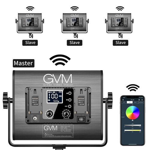 Kit de 3 lámparas GVM 1000D-3L