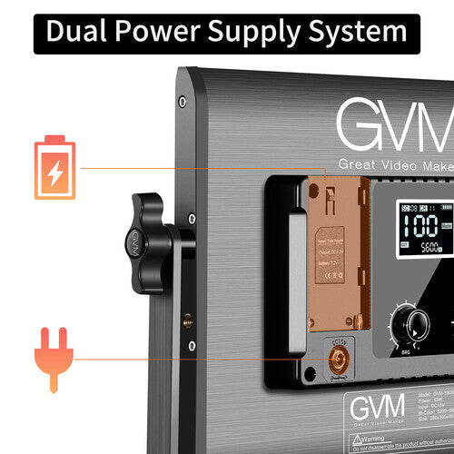 Kit de 3 lámparas GVM 1000D-3L