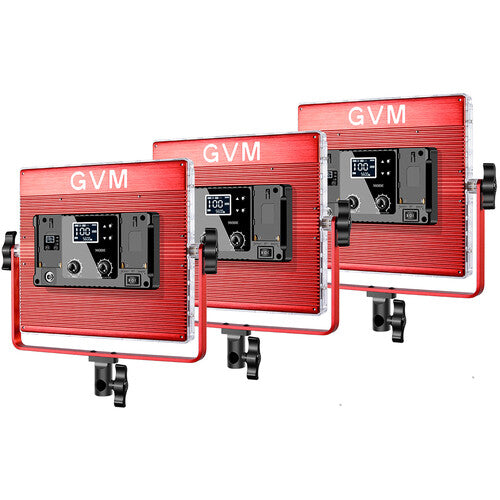 Kit de 3 lámparas GVM 1200D-3L