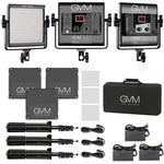 Kit de 3 Lámparas GVM 560AS BICOLOR