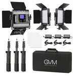 Kit de 3 Lámparas GVM 800D RGB Studio