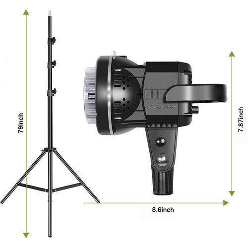 Kit GVM Softbox LS-P80S con Lámpara Led y Pedestal