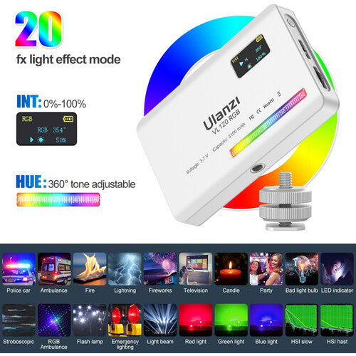 Lámpara Ulanzi VL120 RGB