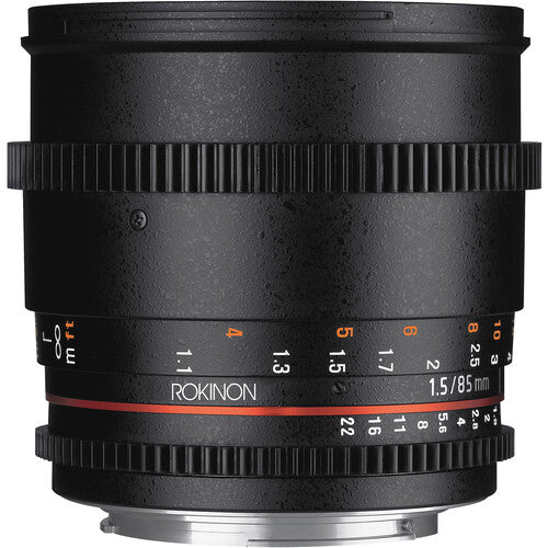 Lente Rokinon 85mm T1.5 Cine DS Lens Montura Canon