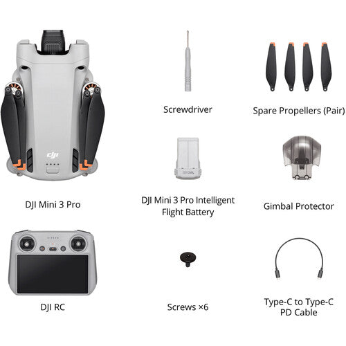 Drone DJI MINI 3 FLY MORE COMBO PLUS (DJI RC)