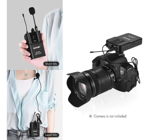 Micrófono Lavalier Inalámbrico Acemic DV-20