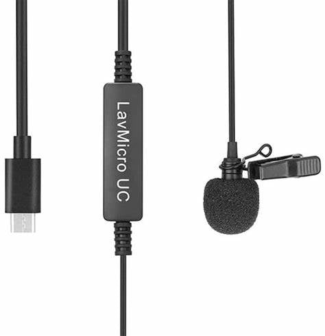 Micrófono Lavalier Saramonic LavMicro-UC USB Tipo-C para Android