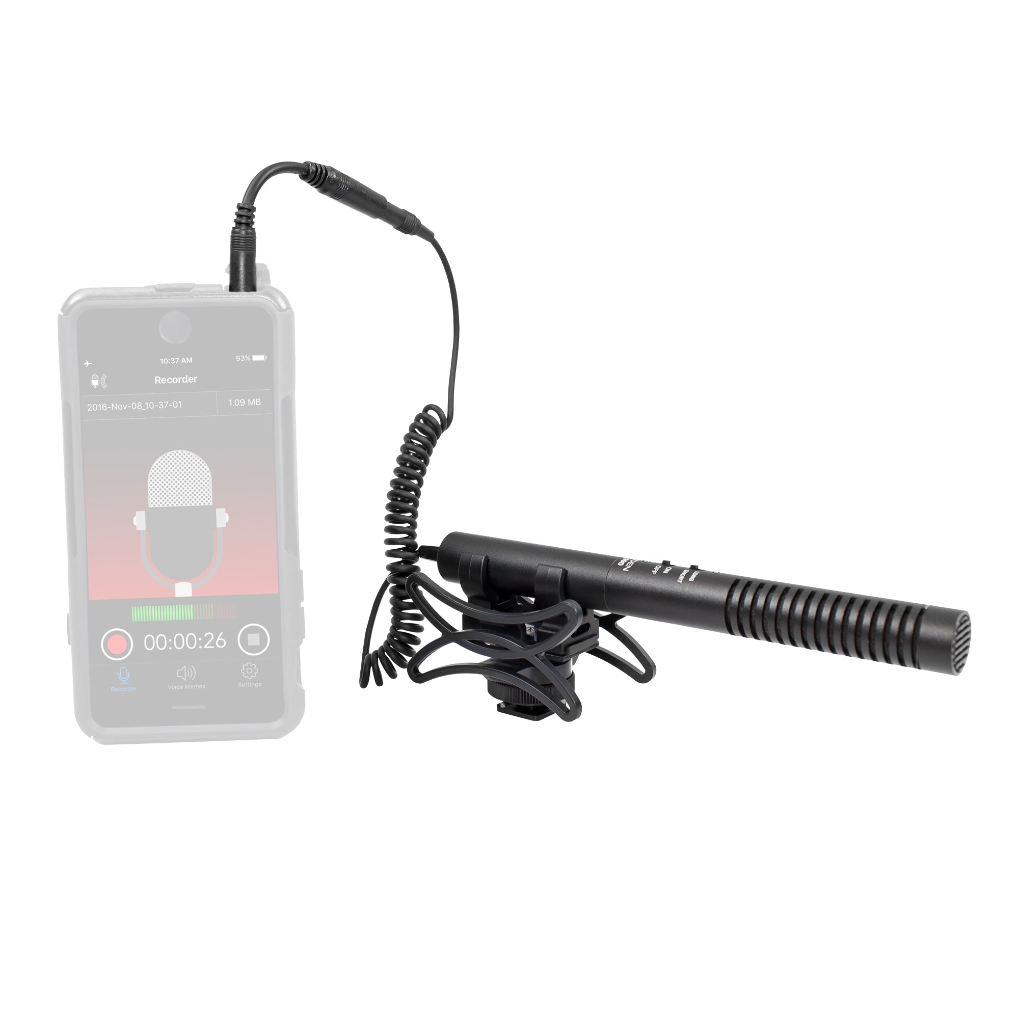 Micrófono Shotgun Azden SGM-990+i