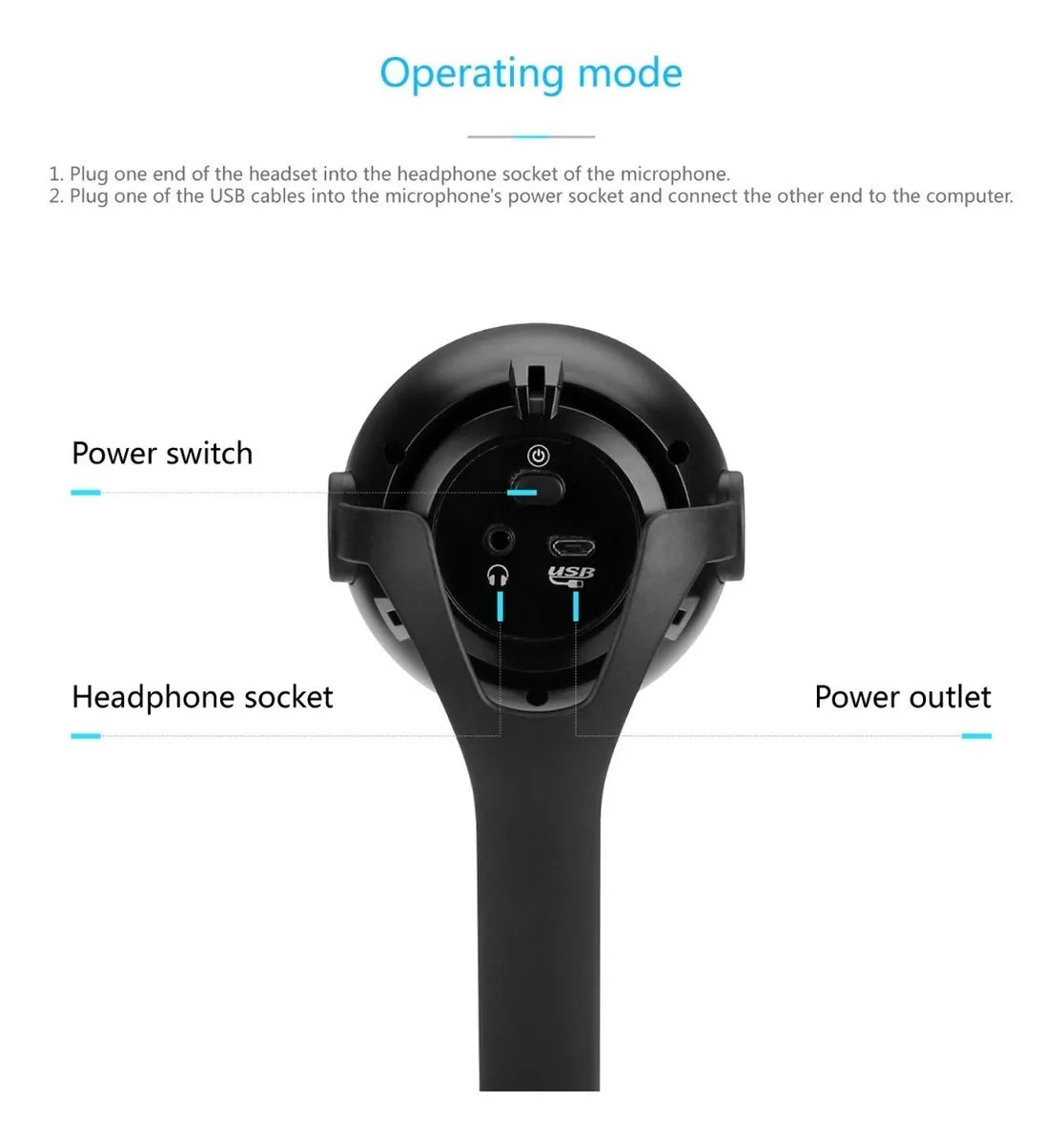 Micrófono para Computadora Acemic PCM80