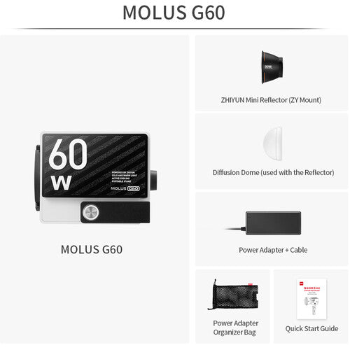 Lámpara Zhiyun Molus G60