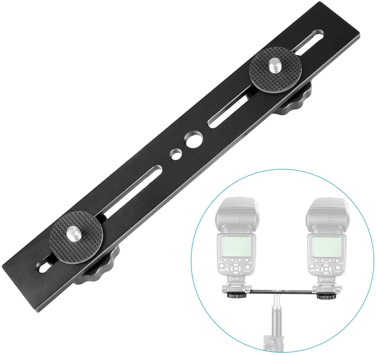 Soporte Adaptador para Tripié Neewer Dual