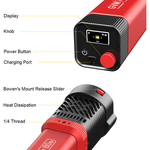 Lámpara COB GVM PD-60B 60 Watts