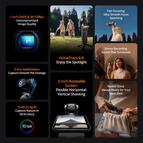 Estabilizador DJI Osmo Pocket 3 Creator Combo