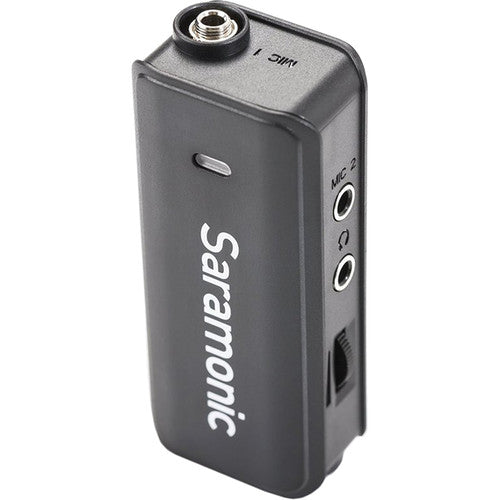 Micrófono Lavalier con Mixer Saramonic LavMic para DSLR, GoPro y Smartphones