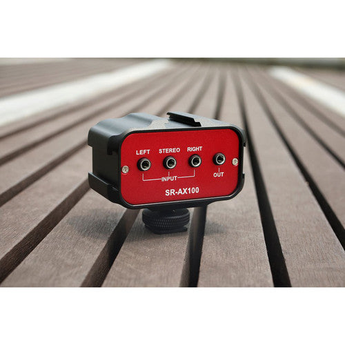 Adaptador de Audio Saramonic SR-AX100 3.5mm a XLR para DSLR