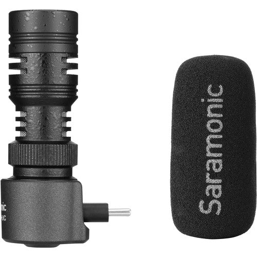 Micrófono Shotgun Saramonic SmartMic+ UC USB Type-C plug para Android