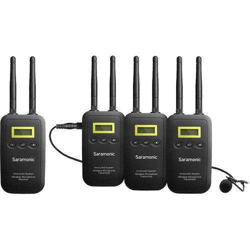 Kit Tres Lavalier inalámbricos Saramonic VmicLink5