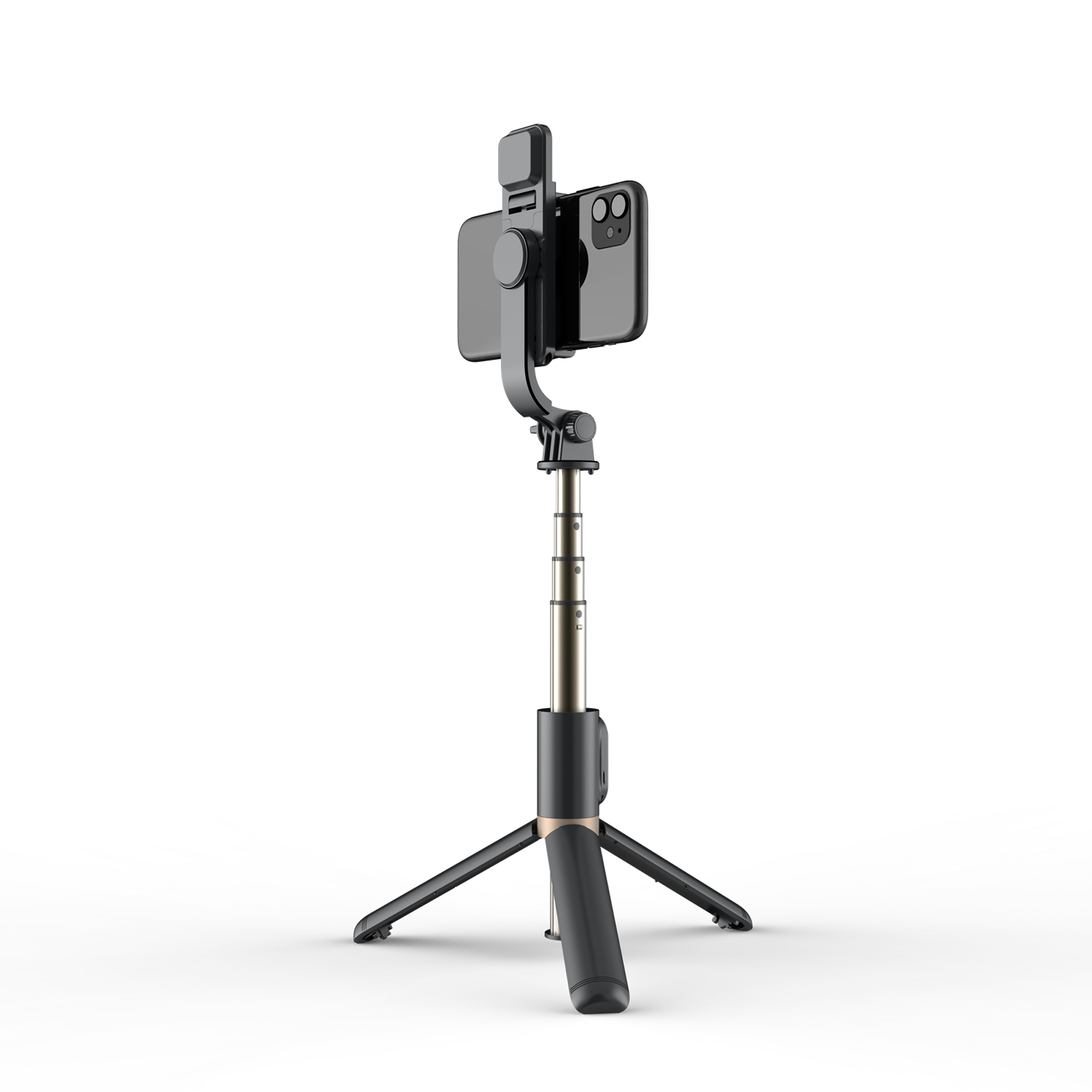 Minitripié y Selfie Stick con lámpara Q03s