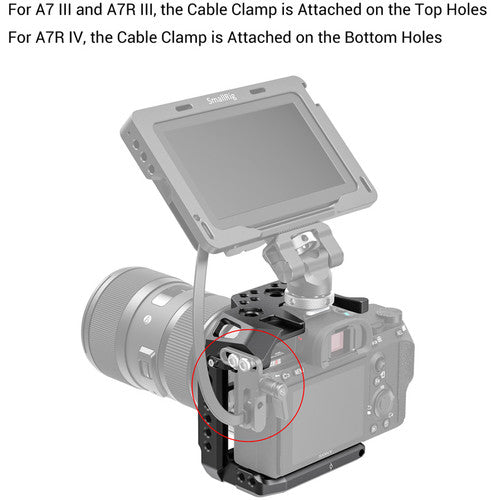 Soporte Jaula Media SmallRig 2629 para Sony A7III, A7RIII, A7RIV