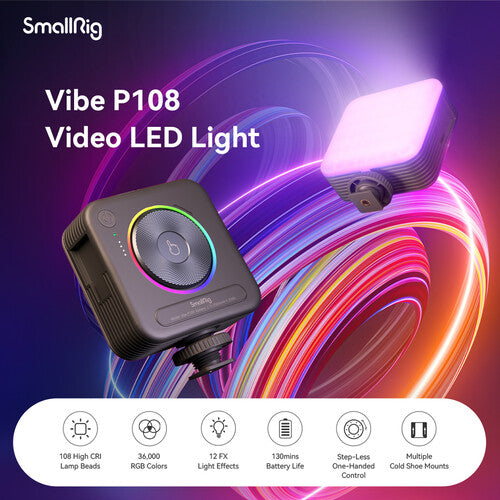 Lámpara SmallRig Vibe P108 RGB