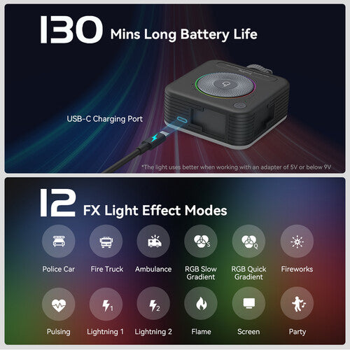 Lámpara SmallRig Vibe P108 RGB