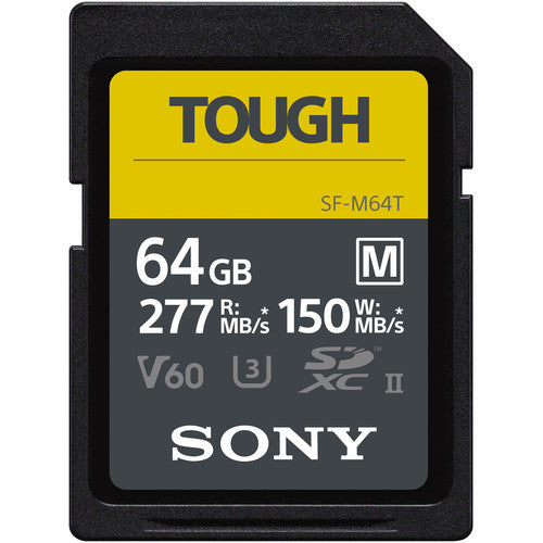 Tarjeta Sony SDXC 64GB SF-M Tough Series UHS-II R:277MB/s W:150 MB/s