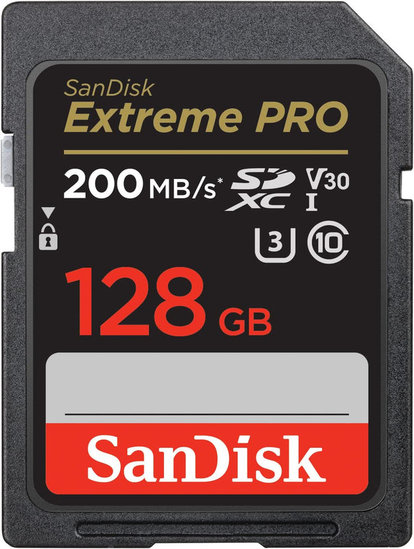 Tarjeta SanDisk Extreme PRO SDXC de 128GB 200 MB/s