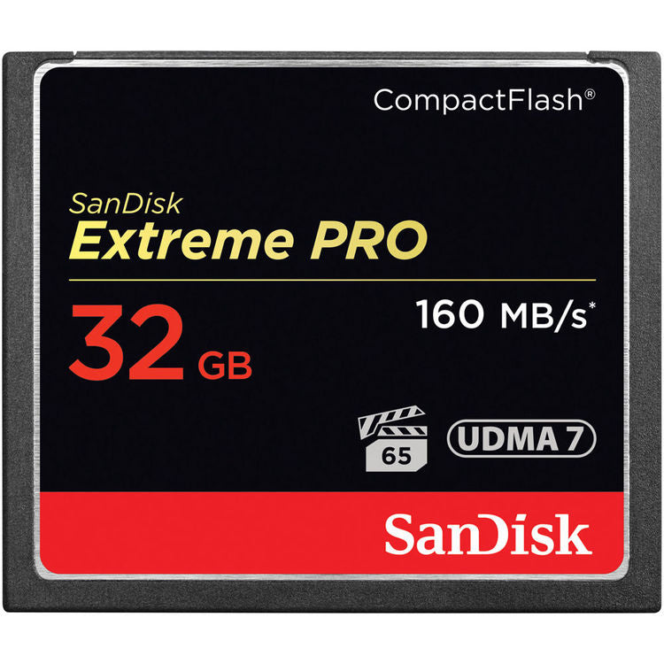 Tarjeta SanDisk Extreme PRO CompactFlash de 32GB UDMA 7 160MB/s 1067x