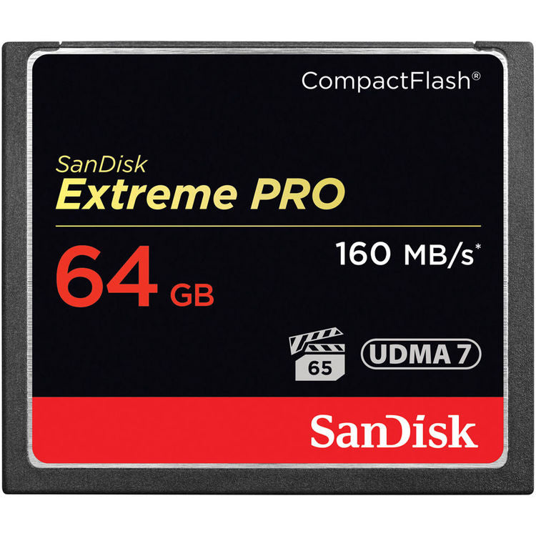 Tarjeta SanDisk Extreme PRO CompactFlash de 64GB UDMA 7 160MB/s 1067x