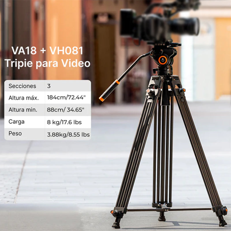 Tripié K&F Concept VA18+VH081