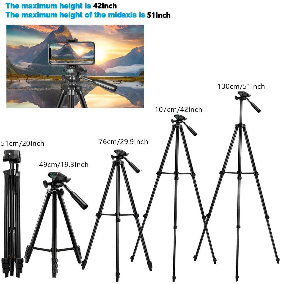 Tripié para Celular y cámara 380A