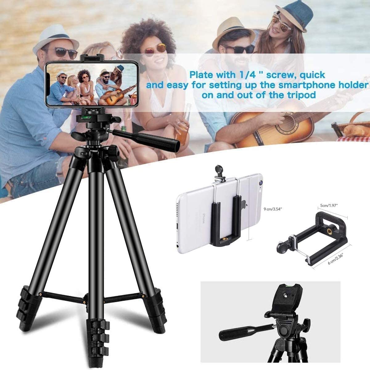 Tripié para Celular y cámara 380A