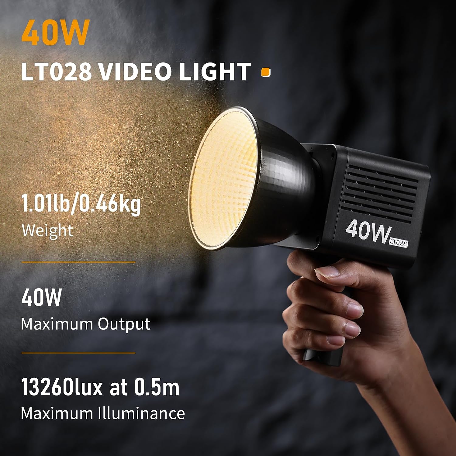 Lámpara Fresnel Portátil Ulanzi LT028 40W