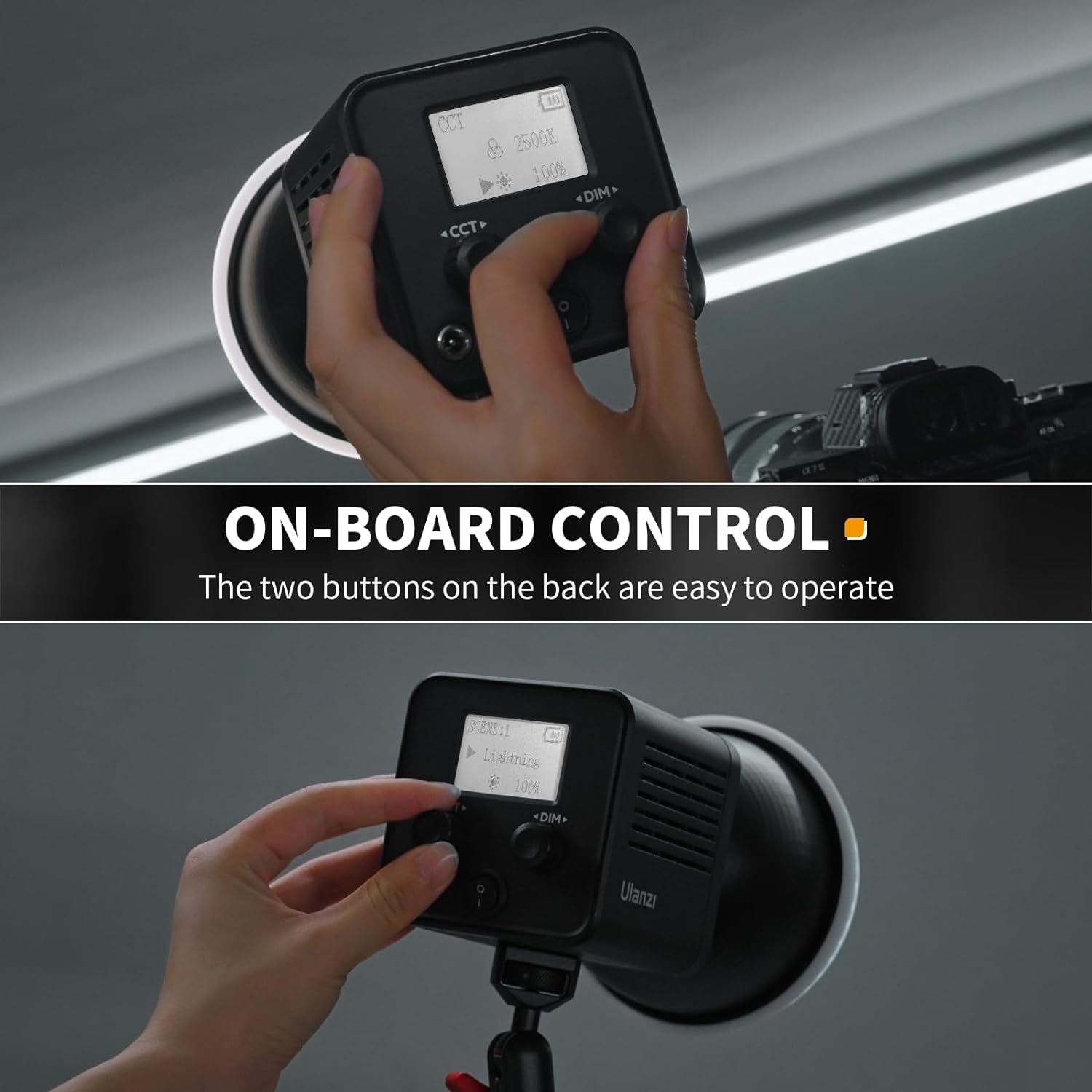 Lámpara Fresnel Portátil Ulanzi LT028 40W