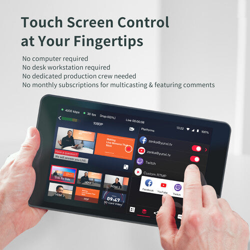 Dispositivo Portátil para Live Streaming Yololiv Yolobox,Todo en 1