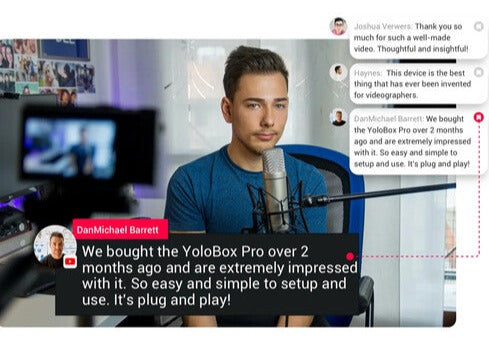 Dispositivo Portátil para Live Streaming Yololiv YoloBox Pro