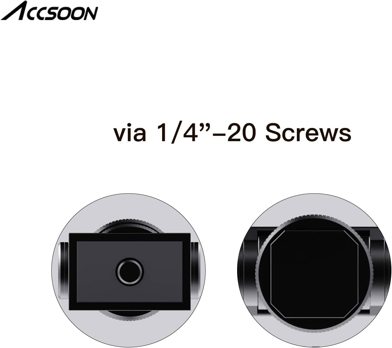 Adaptador Multidireccional Cold Shoe Accsoon AA-01