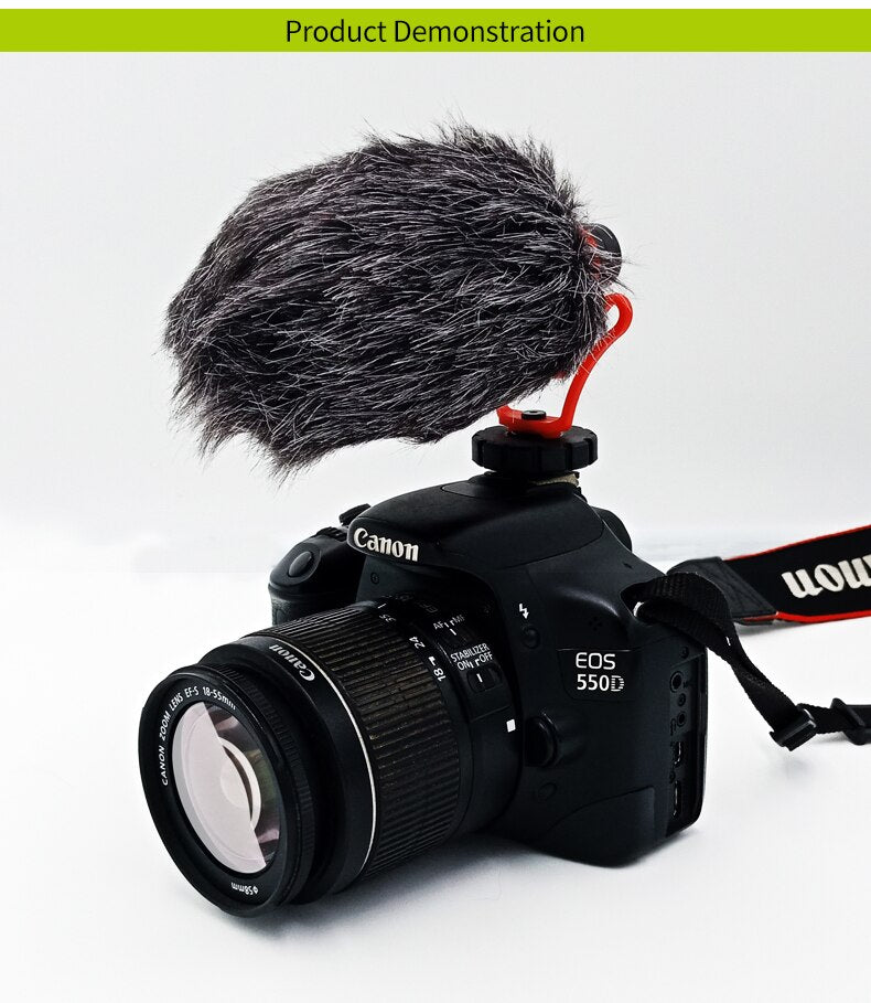 Micrófono Shotgun Acemic Video Mic CAM50 para cámara y Smartphone