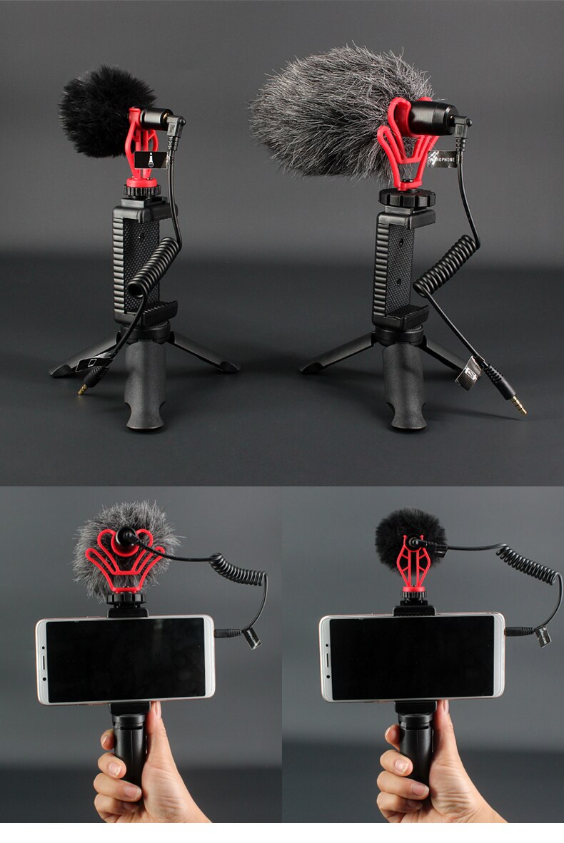 Micrófono Shotgun Acemic Video Mic CAM50 para cámara y Smartphone