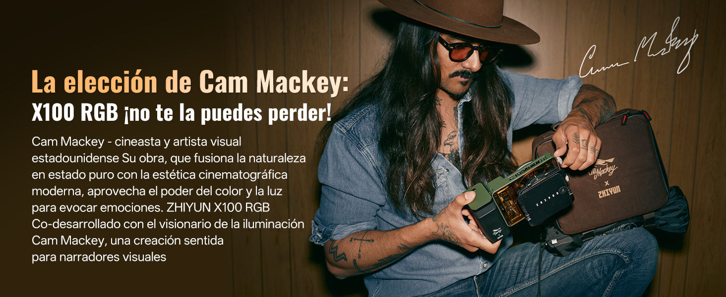 Lámpara Zhiyun Molus X100 RGB