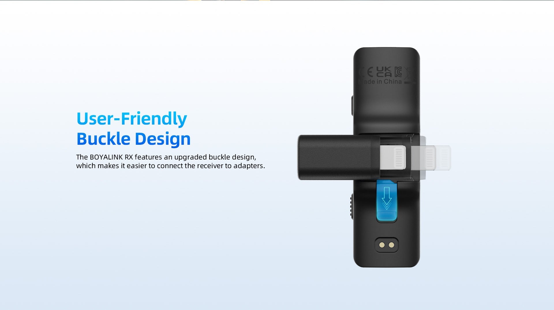 Microfono inalámbrico Dual BoyaLink para Dispositivos iOS, Smartphones y Camaras (2,4 GHz)