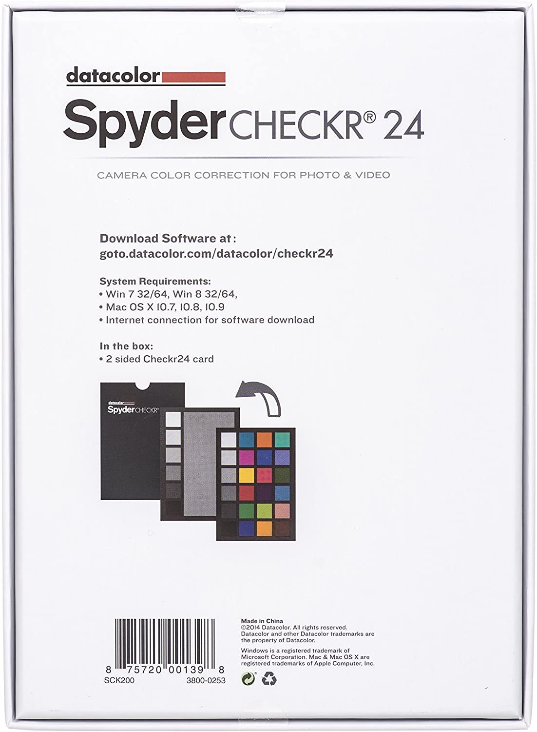 Calibrador de Color Datacolor SpyderCheckr 24