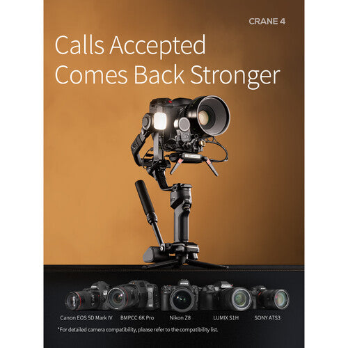 Estabilizador Zhiyun Crane 4 Combo